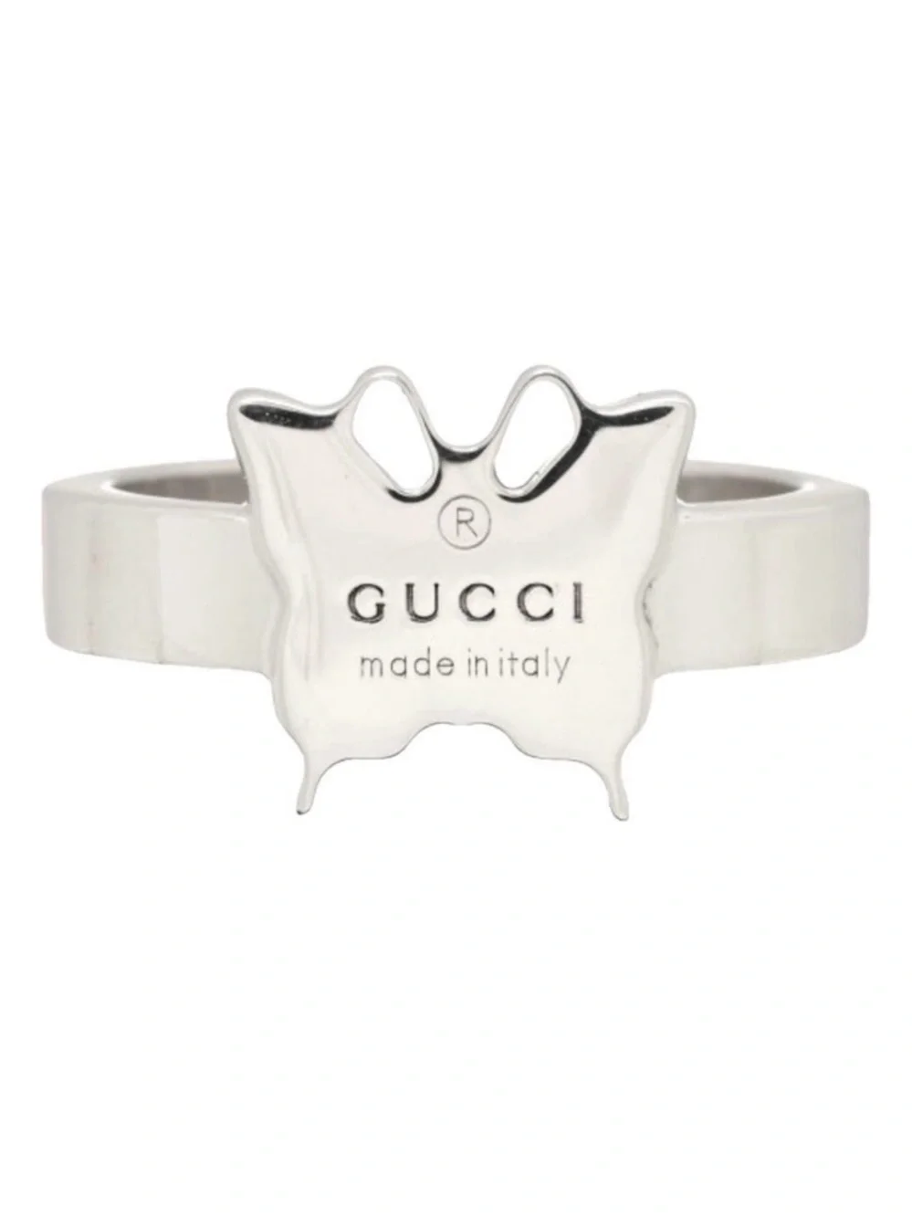 Gucci Silver Butterfly Ring - Picture 2 of 3